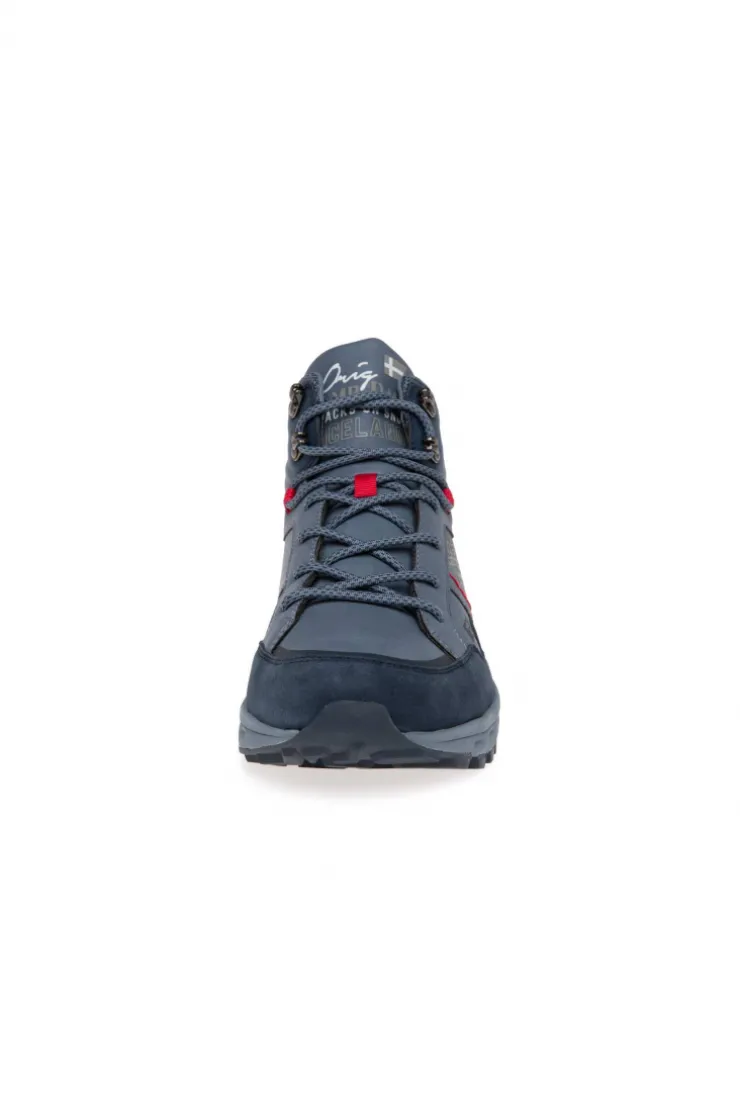 CAMP DAVID & SOCCX High Top Hiking Sneaker mit Logo Artworks nordic blue nordicblue Discount