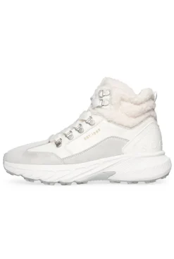 CAMP DAVID & SOCCX High Top Sneaker mit Kunstfell-Details ivory New