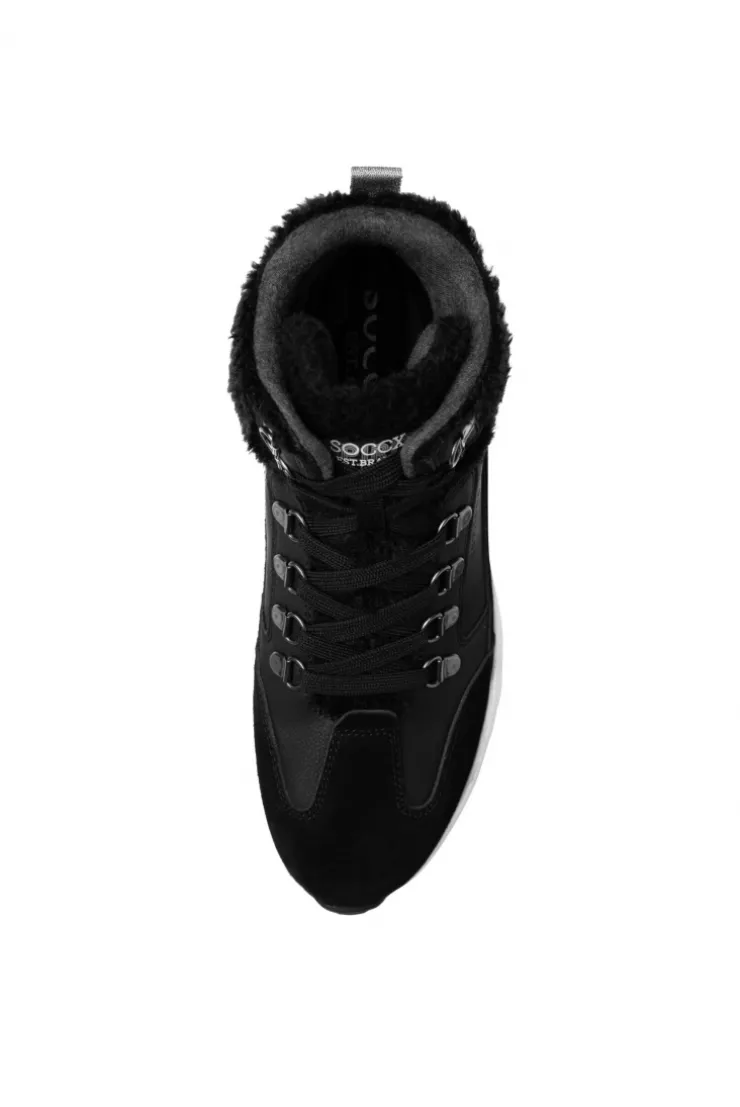 CAMP DAVID & SOCCX High Top Sneaker mit Kunstfell-Details black Cheap