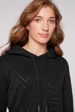 CAMP DAVID & SOCCX Hoodie aus Interlock mit Artwork und Tapes black Fashion