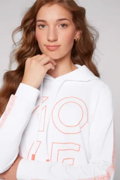 CAMP DAVID & SOCCX Hoodie aus Interlock mit Artwork und Tapes opticwhite Cheap