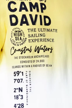 CAMP DAVID & SOCCX Hoodie Dip Dye mit Artworks light lime lightlime Flash Sale