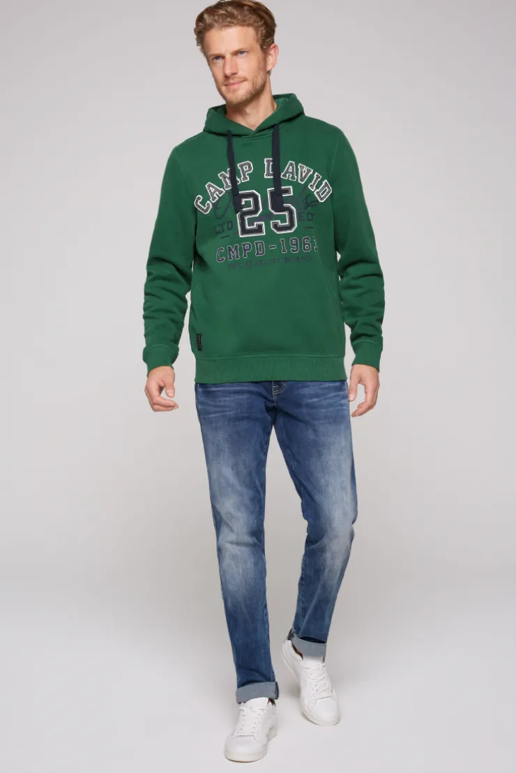 CAMP DAVID & SOCCX Hoodie mit Artwork im Retro-Style raw green rawgreen Hot