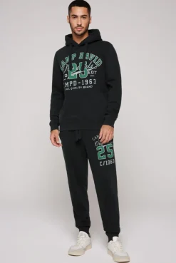 CAMP DAVID & SOCCX Hoodie mit Artwork im Retro-Style black Fashion