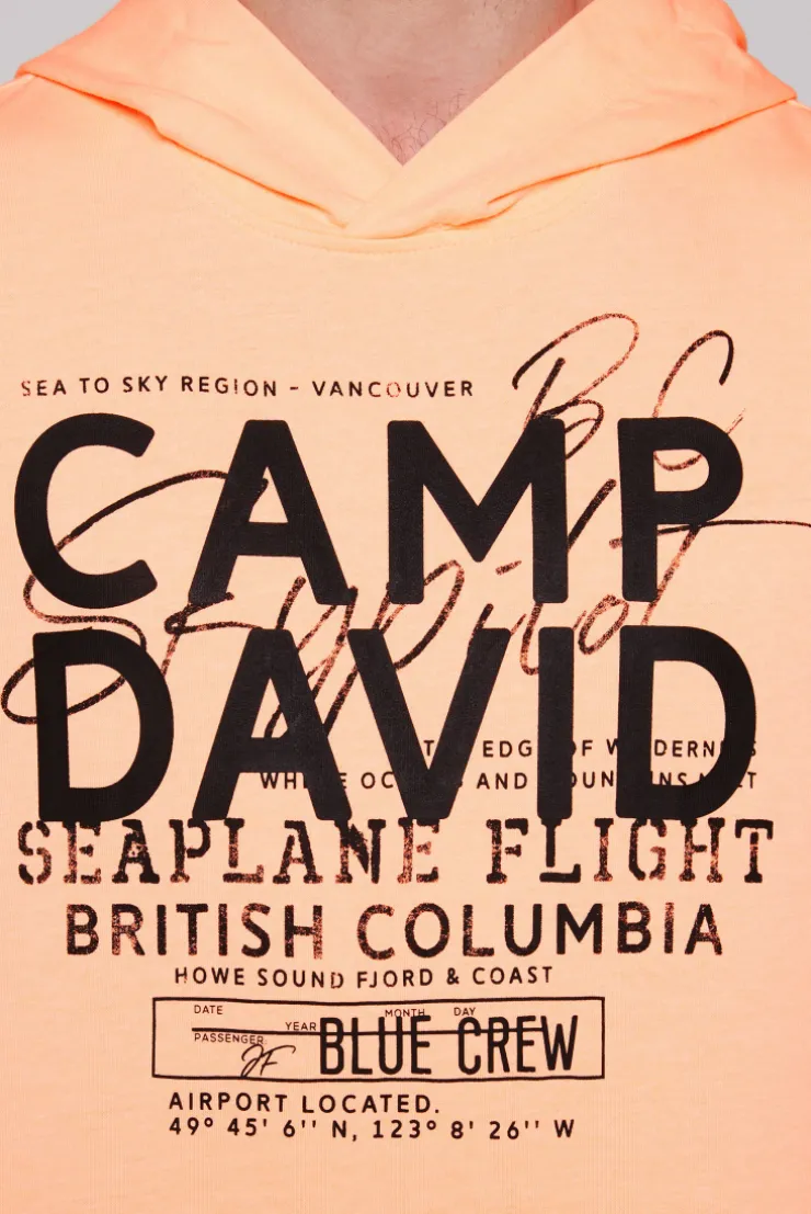 CAMP DAVID & SOCCX Hoodie mit Label Print speed orange speedorange Hot