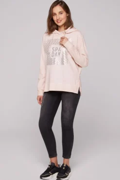 CAMP DAVID & SOCCX Hoodie Oil Dyed mit Artwork rose blush roseblush Sale