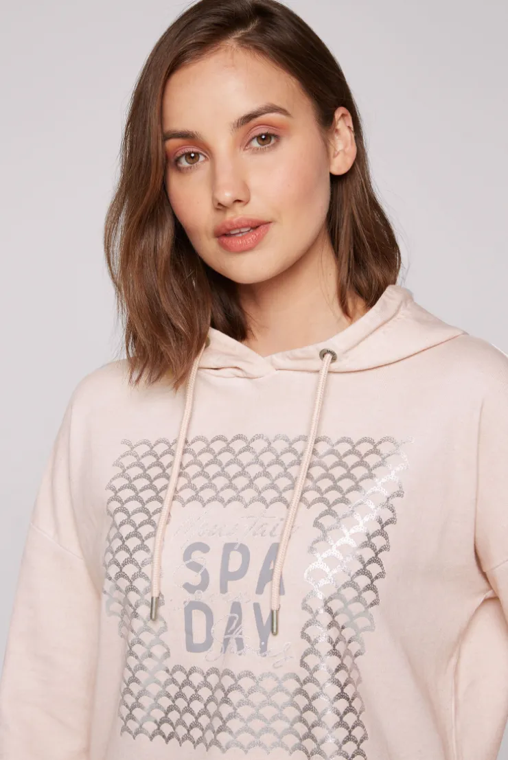 CAMP DAVID & SOCCX Hoodie Oil Dyed mit Artwork rose blush roseblush Sale
