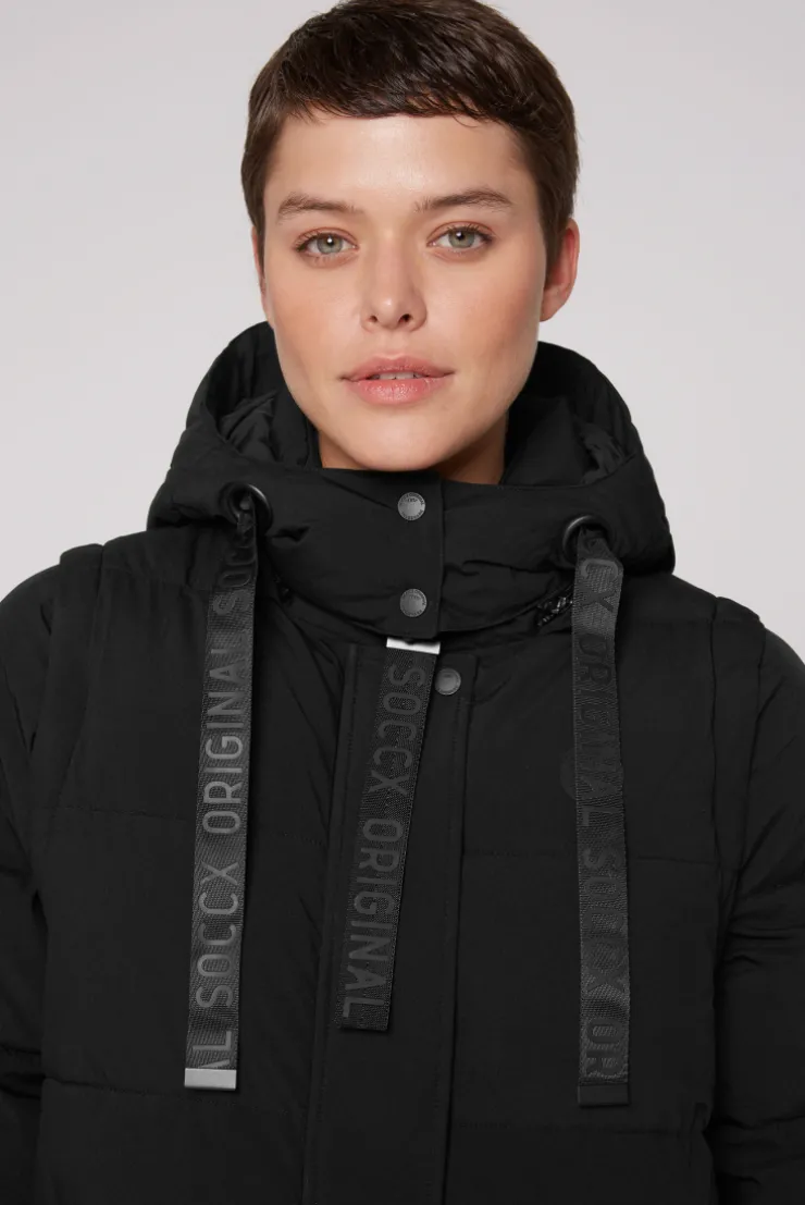CAMP DAVID & SOCCX 2-in-1 Puffer Coat und Weste black Sale