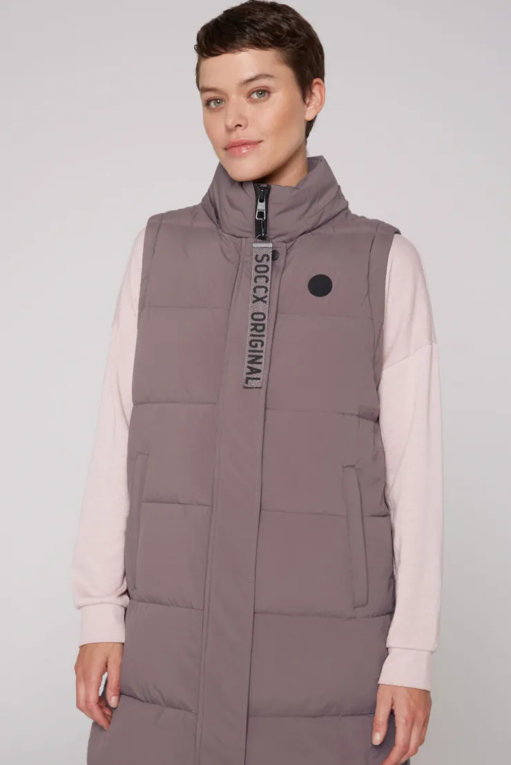 CAMP DAVID & SOCCX 2-in-1 Puffer Coat und Weste brown Best Sale