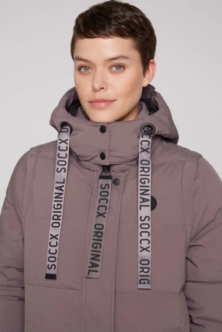 CAMP DAVID & SOCCX 2-in-1 Puffer Coat und Weste brown Best Sale