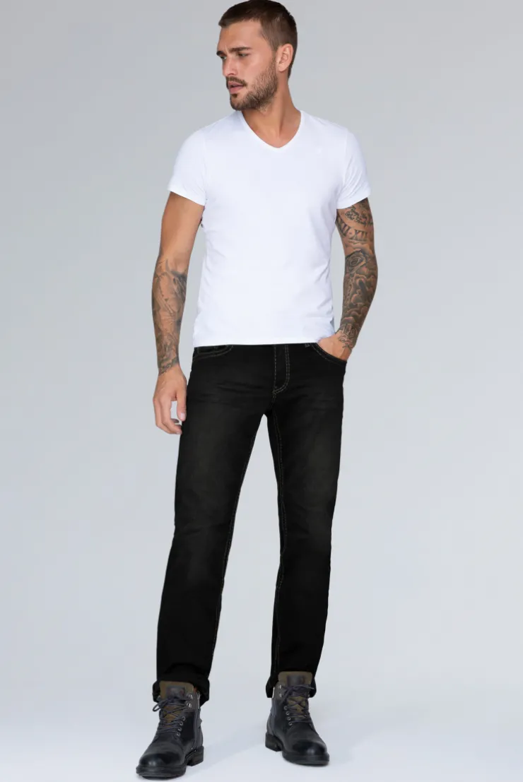 CAMP DAVID & SOCCX Jeans CO:NO Comfort Fit black used blackused Cheap