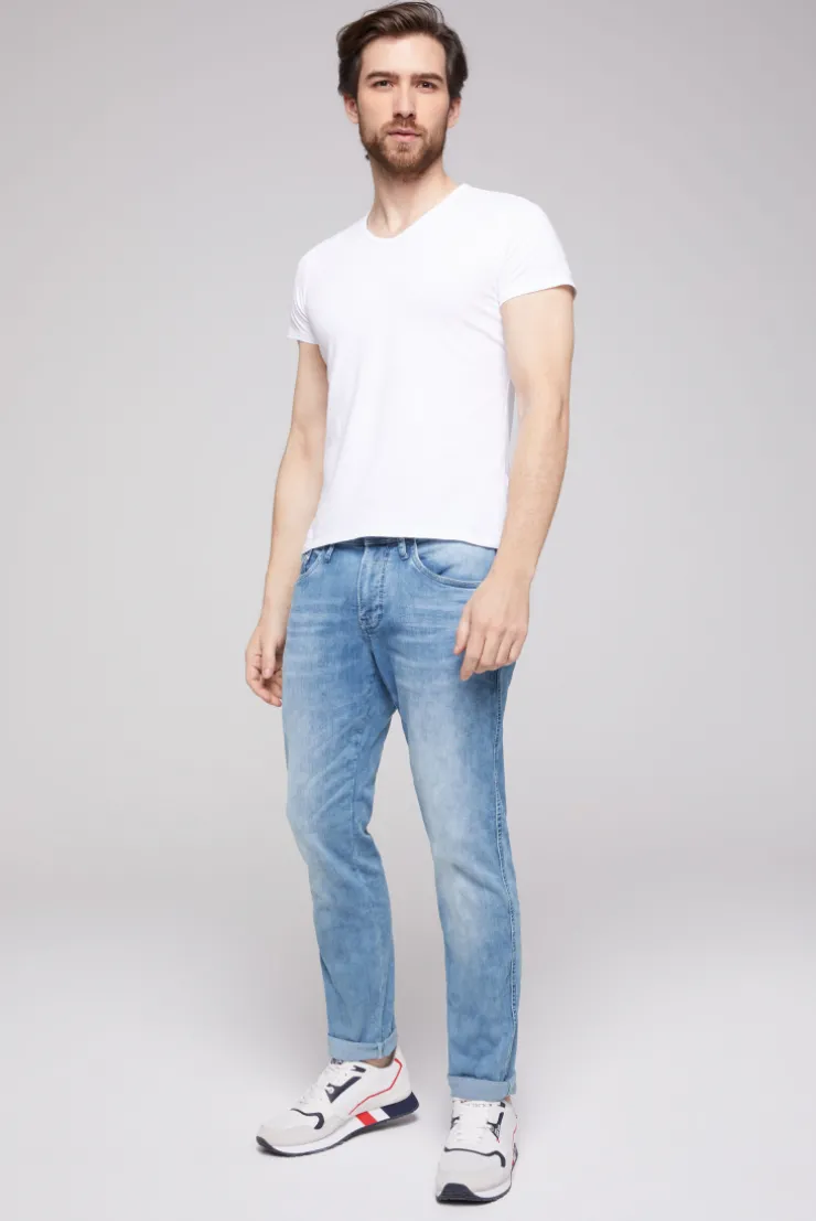 CAMP DAVID & SOCCX Jeans DA:VD Regular Fit blue washed bluewashed Clearance