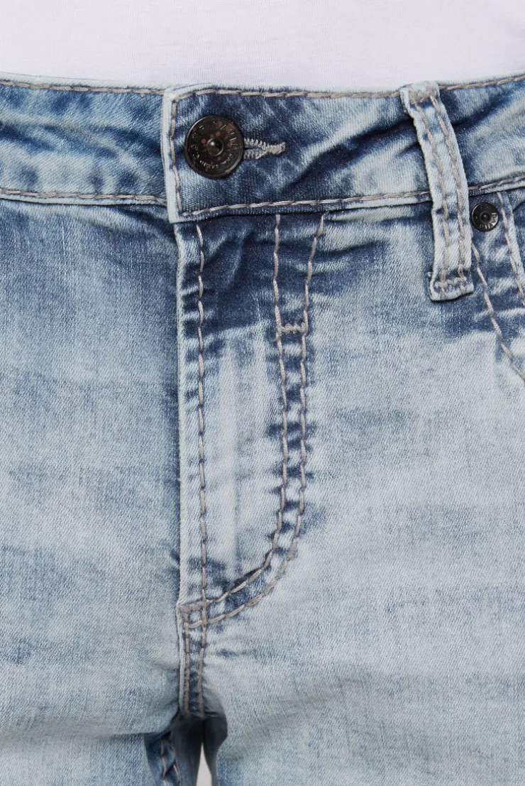 CAMP DAVID & SOCCX Jeans NI:CO Regular Fit mid blue printed midblueprinted Cheap