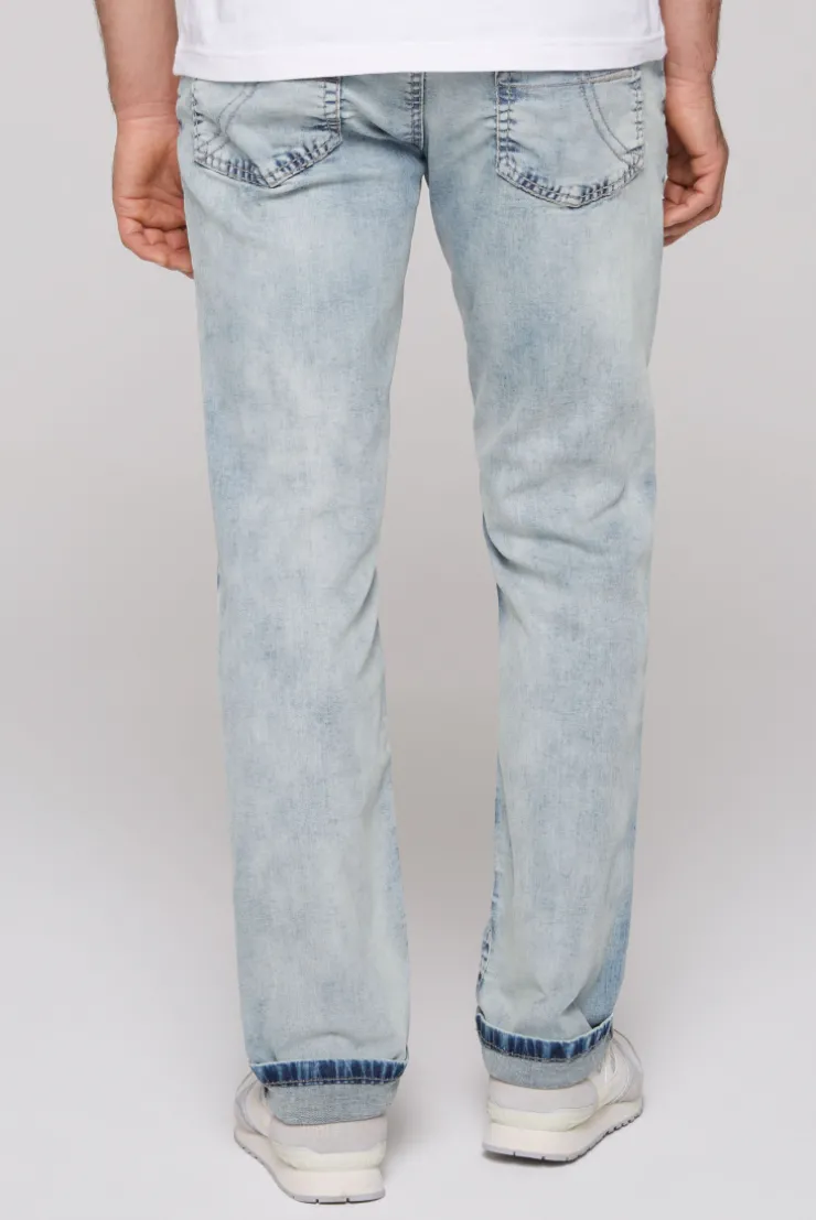 CAMP DAVID & SOCCX Jeans NI:CO Regular Fit mid blue printed midblueprinted Cheap