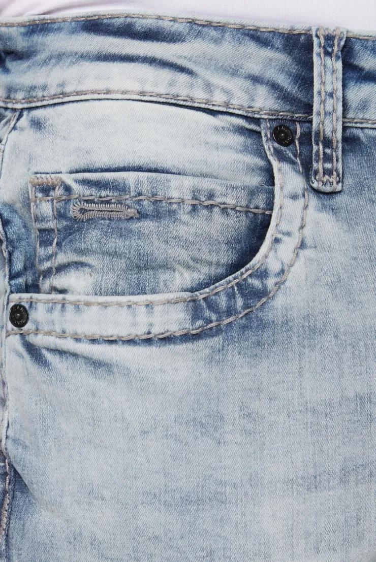 CAMP DAVID & SOCCX Jeans NI:CO Regular Fit mid blue printed midblueprinted Cheap