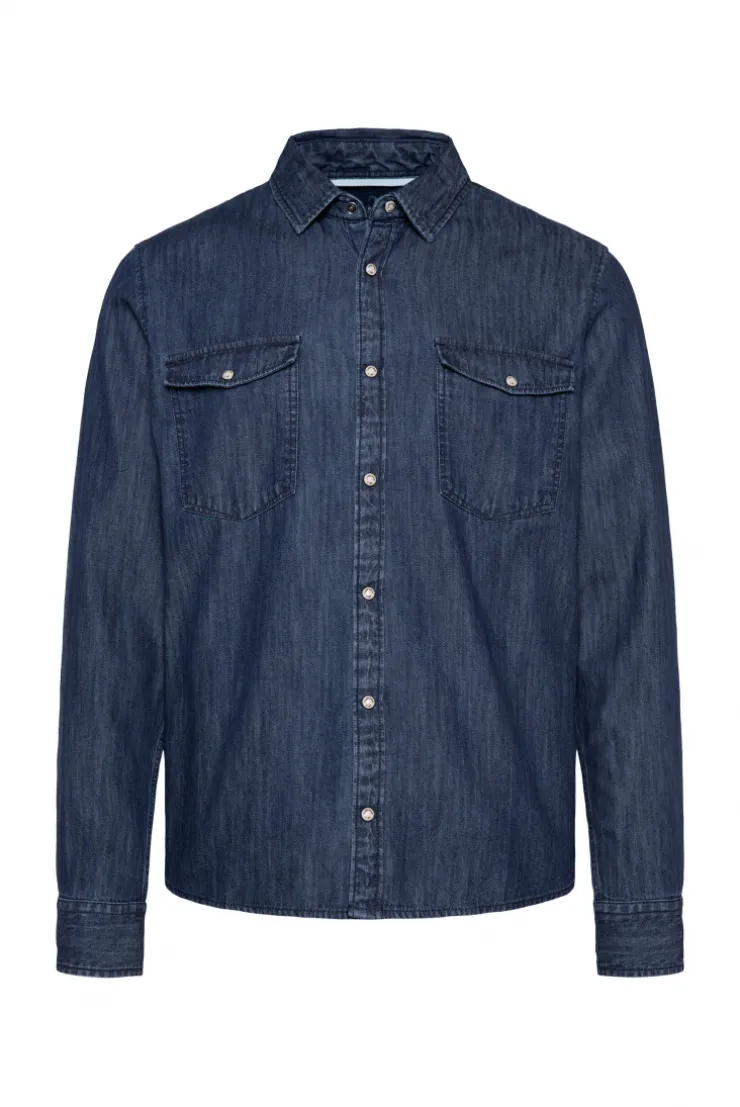 CAMP DAVID & SOCCX Jeanshemd Regular Fit blue vintage bluevintage New