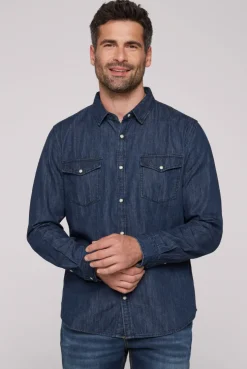 CAMP DAVID & SOCCX Jeanshemd Regular Fit blue vintage bluevintage Cheap