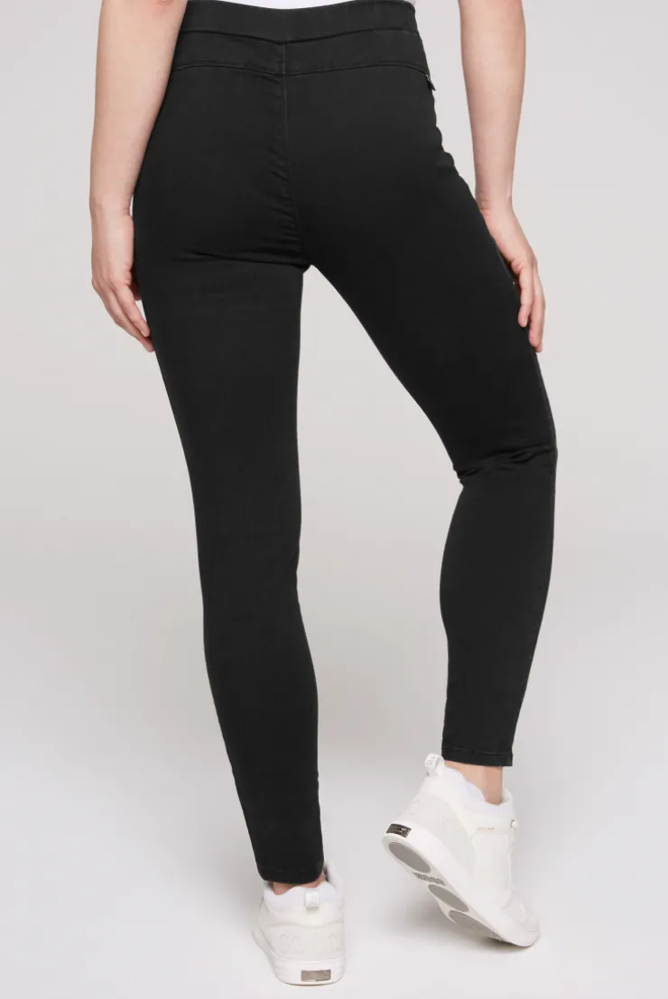 CAMP DAVID & SOCCX Jeggings PI:A Skinny Fit black used blackused New