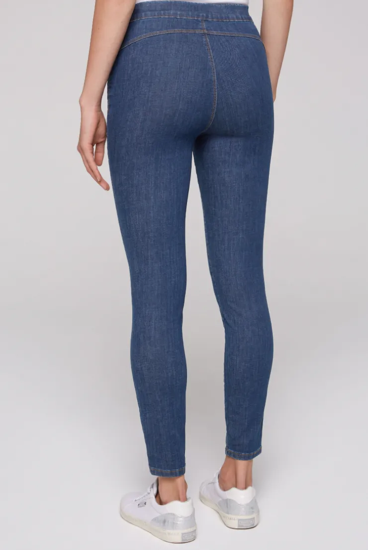 CAMP DAVID & SOCCX Jeggings PI:A Skinny Fit blue used blueused New
