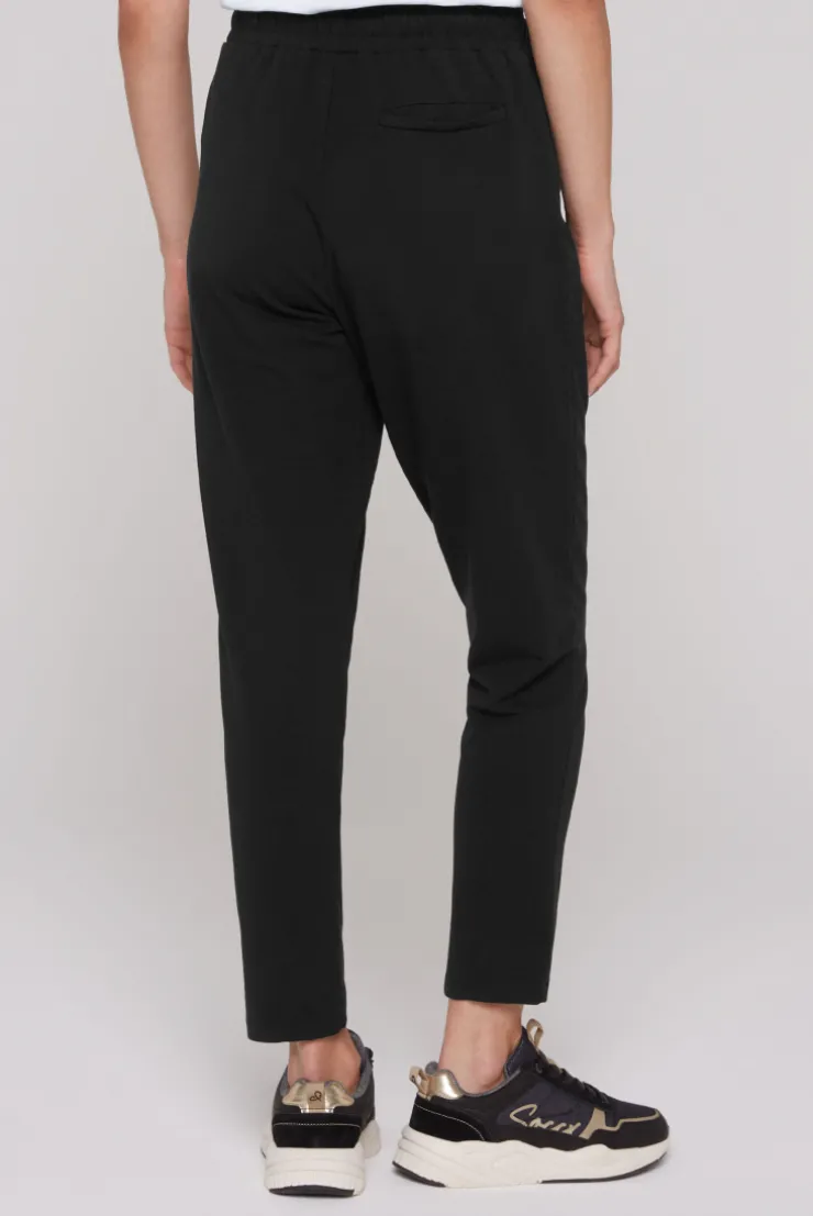 CAMP DAVID & SOCCX Jerseyhose mit Elastikbund und Biesen black Flash Sale