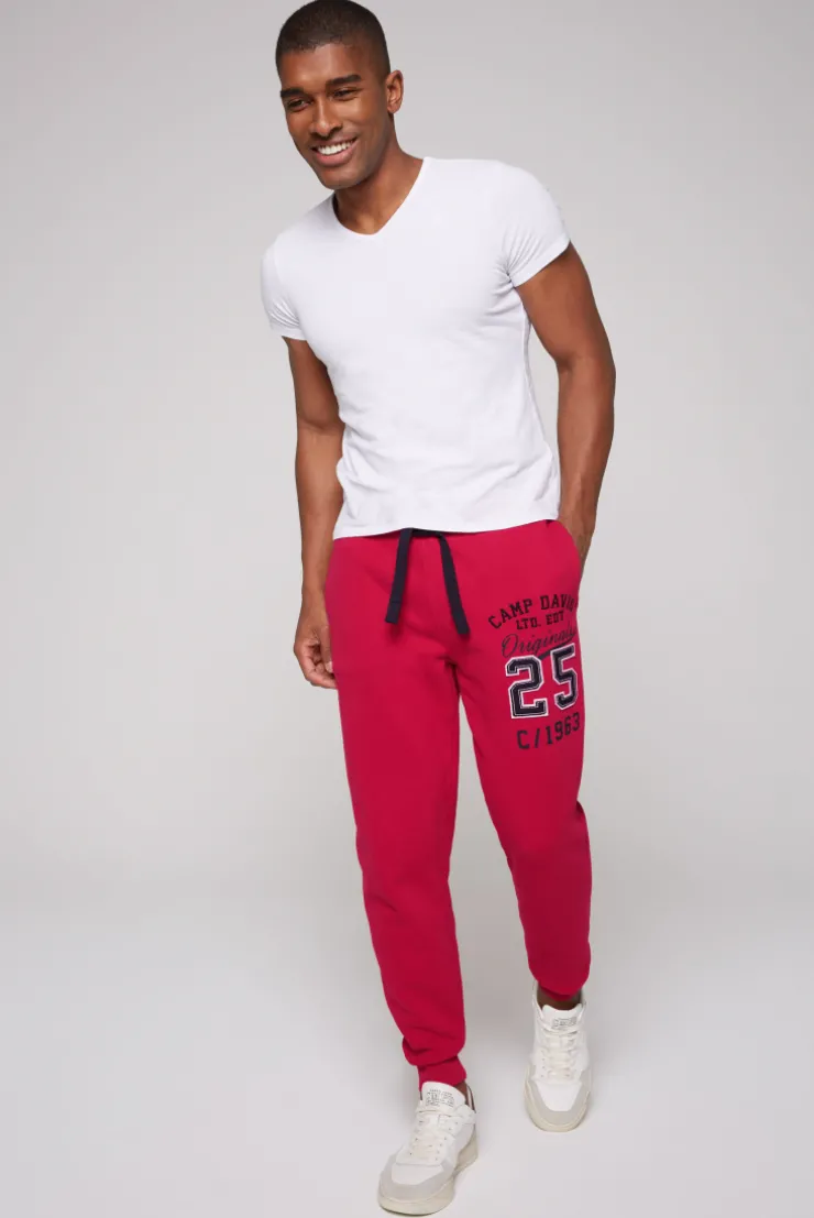 CAMP DAVID & SOCCX Jogginghose mit Retro-Artwork royal red royalred Online