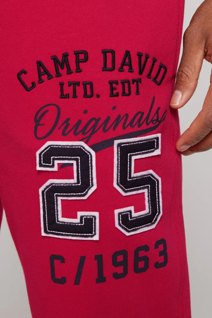 CAMP DAVID & SOCCX Jogginghose mit Retro-Artwork royal red royalred Online