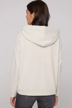 CAMP DAVID & SOCCX Kapuzensweatjacke mit einer Klappentasche stone beige stonebeige Clearance