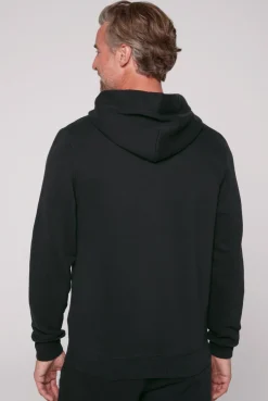 CAMP DAVID & SOCCX Kapuzensweatjacke mit Retro-Artwork black Best