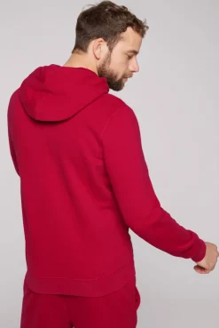 CAMP DAVID & SOCCX Kapuzensweatjacke mit Retro-Artwork royal red royalred Sale