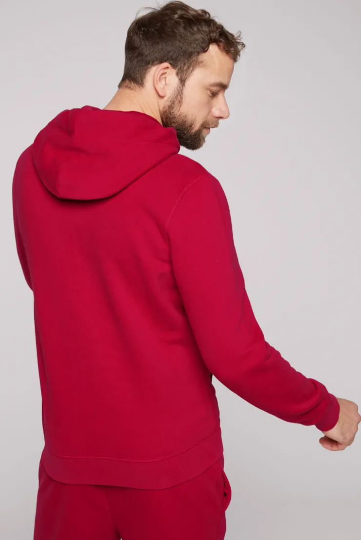 CAMP DAVID & SOCCX Kapuzensweatjacke mit Retro-Artwork royal red royalred Sale
