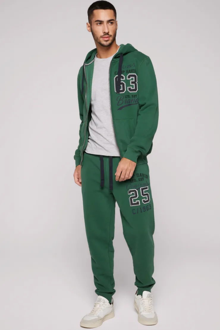 CAMP DAVID & SOCCX Kapuzensweatjacke mit Retro-Artwork raw green rawgreen Best Sale