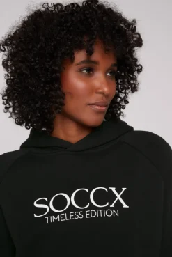 CAMP DAVID & SOCCX Kapuzensweatshirt mit Logo Print black Shop
