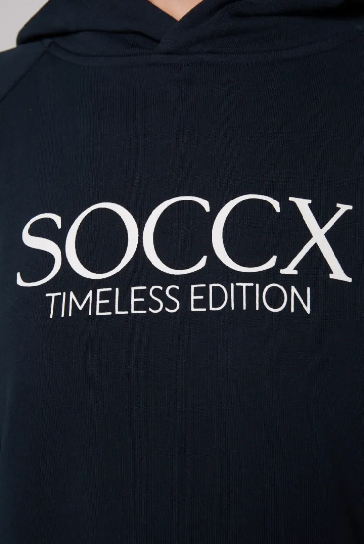 CAMP DAVID & SOCCX Kapuzensweatshirt mit Logo Print blue navy bluenavy Sale