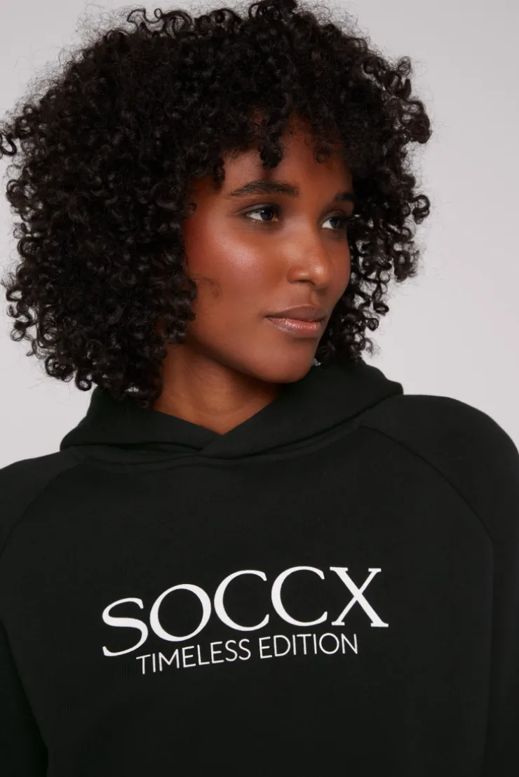 CAMP DAVID & SOCCX Kapuzensweatshirt mit Logo Print black Best Sale
