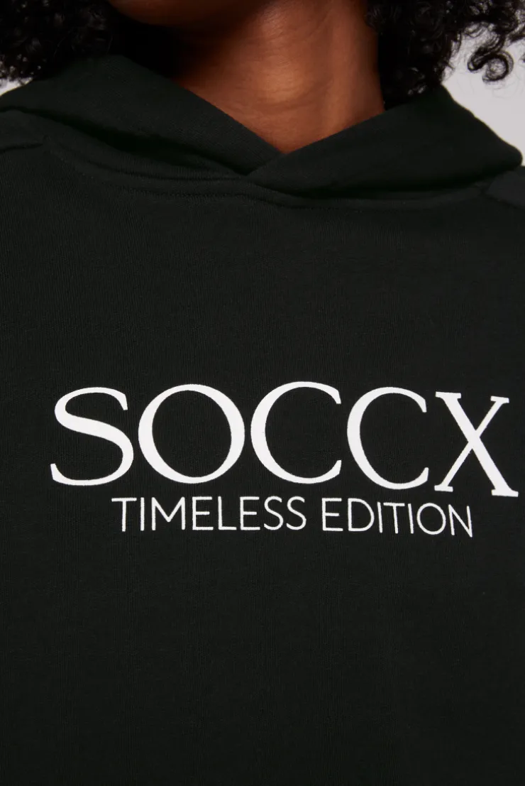 CAMP DAVID & SOCCX Kapuzensweatshirt mit Logo Print black Best Sale