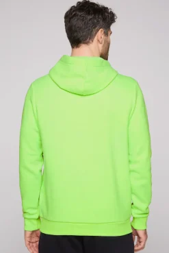 CAMP DAVID & SOCCX Kapuzensweatshirt mit Used Print neon green neongreen Sale