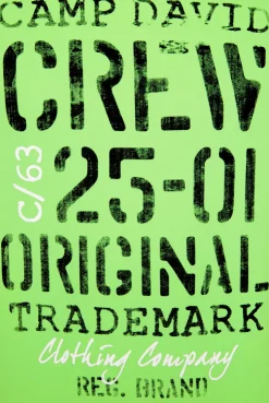 CAMP DAVID & SOCCX Kapuzensweatshirt mit Used Print neon green neongreen Sale