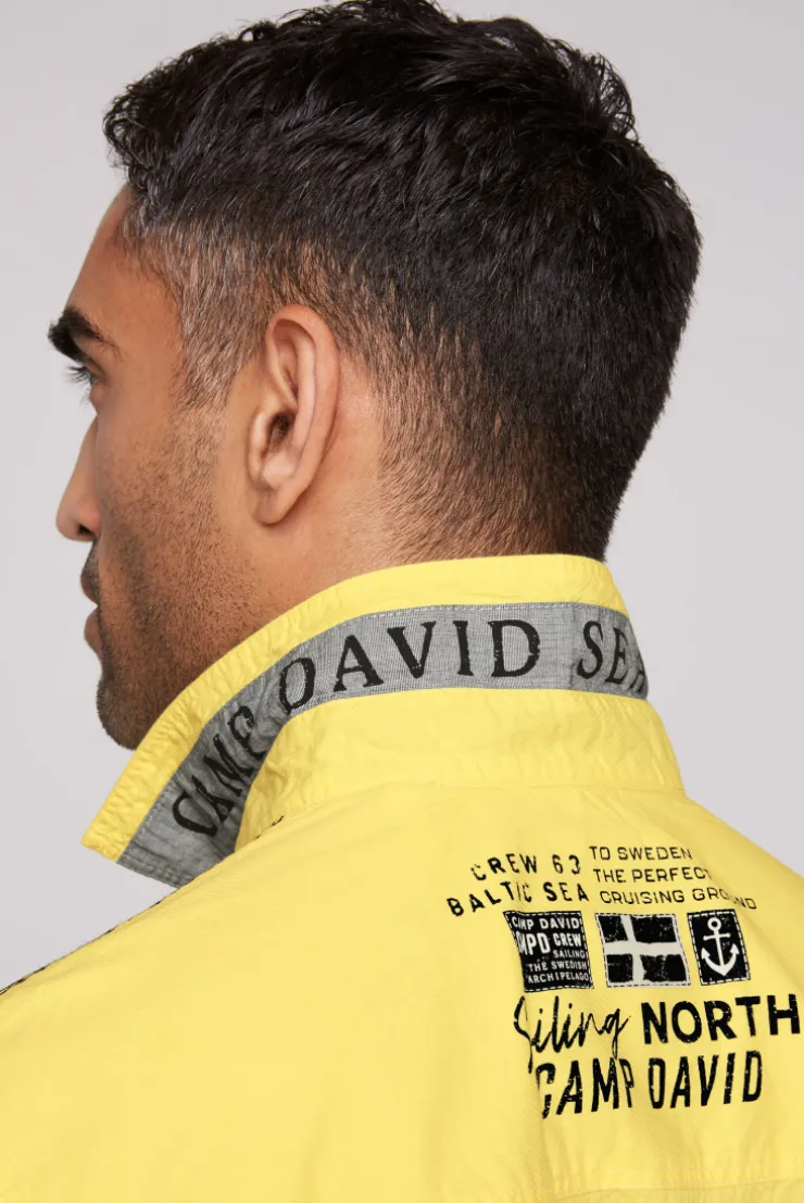CAMP DAVID & SOCCX Kurzarmhemd mit Klappentaschen und Prints light lime lightlime Best Sale