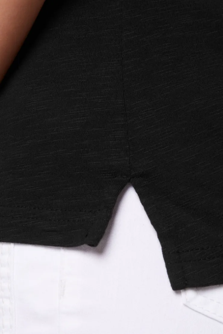 CAMP DAVID & SOCCX Kurzarmpolo mit Print und Pailletten black New