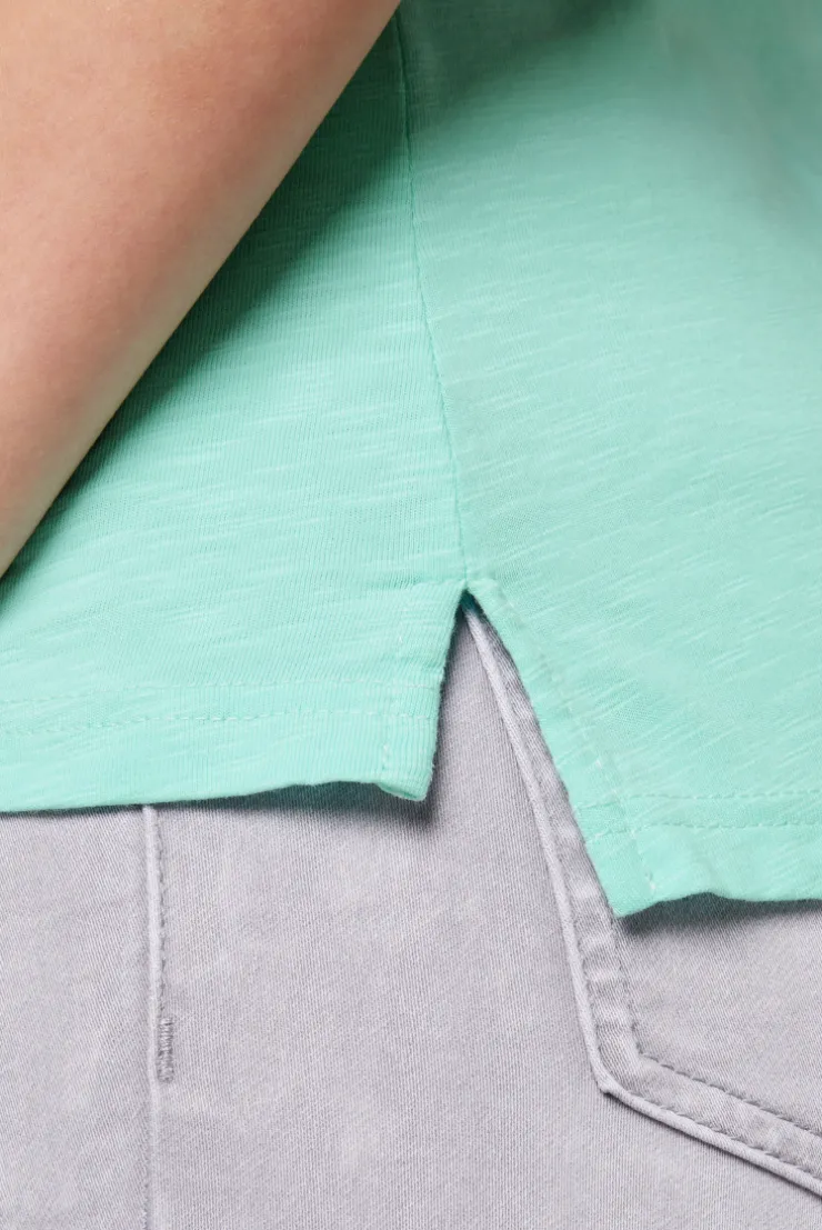 CAMP DAVID & SOCCX Kurzarmpolo mit Print und Pailletten neo aqua neoaqua Shop