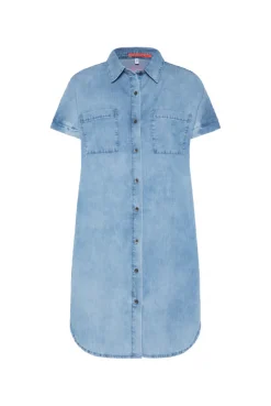 CAMP DAVID & SOCCX Kurzes Jeansblusenkleid mid blue wash | XS midbluewash Hot