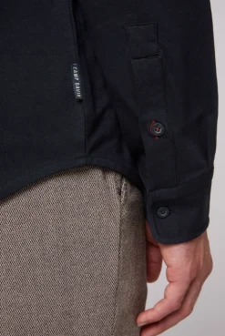 CAMP DAVID & SOCCX Langarmhemd mit Klappentaschen blue navy bluenavy Clearance