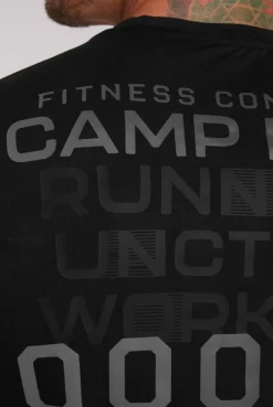CAMP DAVID & SOCCX Langarmshirt mit reflektierendem Rücken-Print black Shop