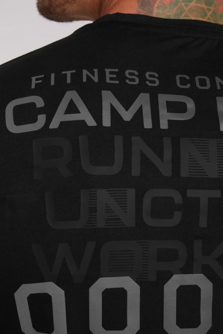CAMP DAVID & SOCCX Langarmshirt mit reflektierendem Rücken-Print black Shop