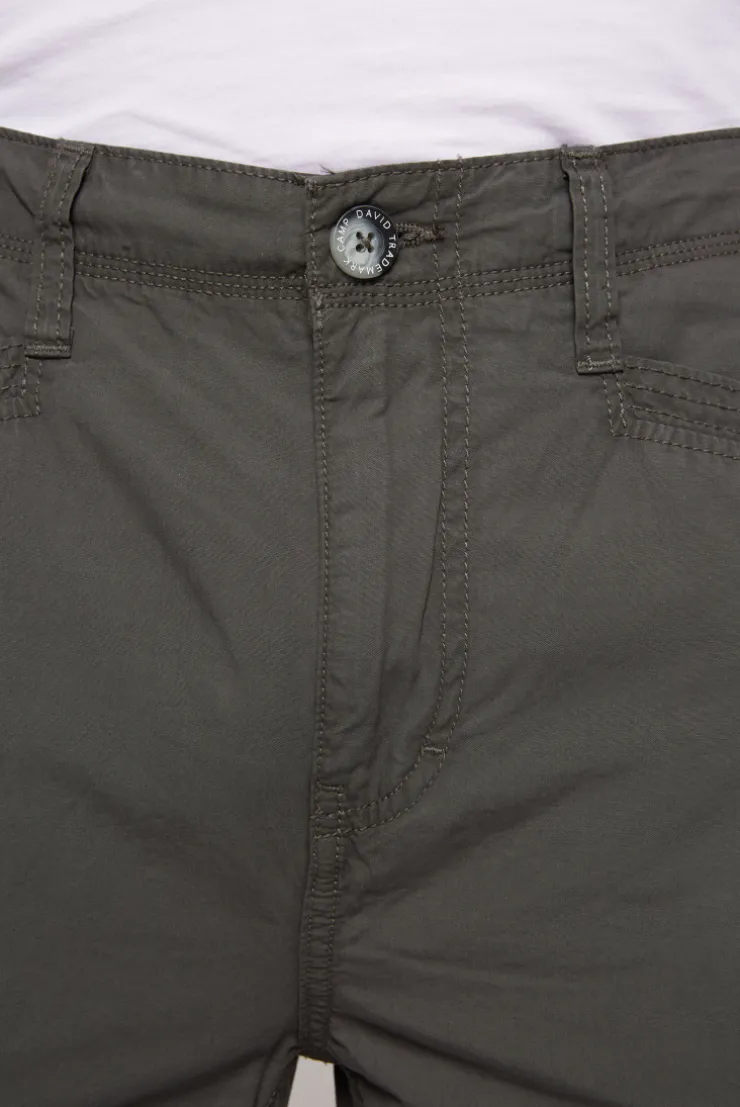 CAMP DAVID & SOCCX Leichte Cargohose mit Label Prints mud Hot