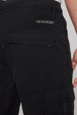 CAMP DAVID & SOCCX Leichte Cargohose mit Label Prints black Shop