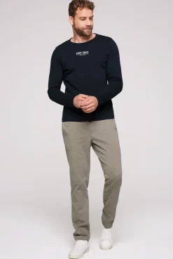 CAMP DAVID & SOCCX Longsleeve mit Logo Print blue navy bluenavy Fashion