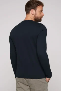 CAMP DAVID & SOCCX Longsleeve mit Logo Print blue navy bluenavy Fashion