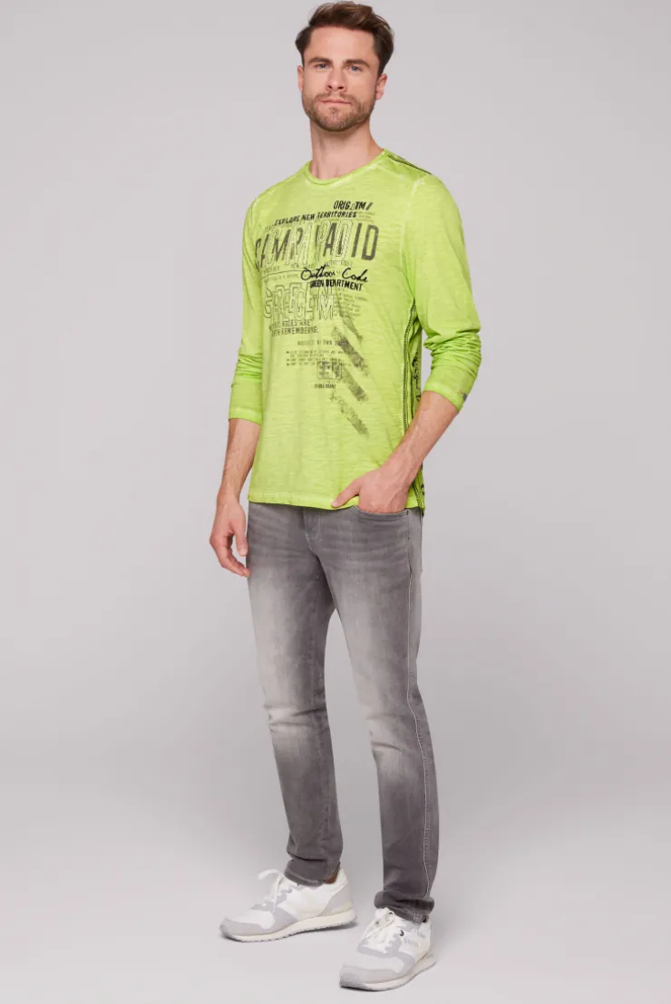 CAMP DAVID & SOCCX Longsleeve mit Tapes und Logo-Applikationen poison ivy poisonivy New