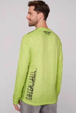 CAMP DAVID & SOCCX Longsleeve mit Tapes und Logo-Applikationen poison ivy poisonivy New